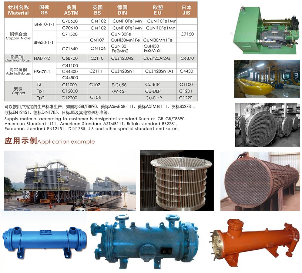 熱交換器(冷凝器)用銅合金管 熱交換器(冷凝器)用銅合金管
